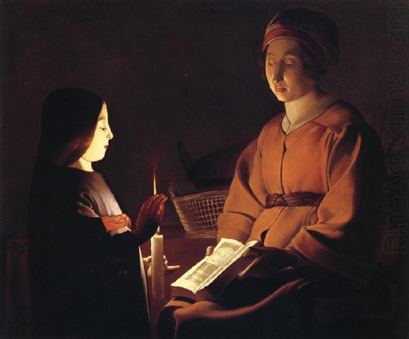 The Education of the virgin, unknow artist